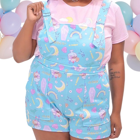 in control clothing Pants - In control clothing fairy kei pattern overall new